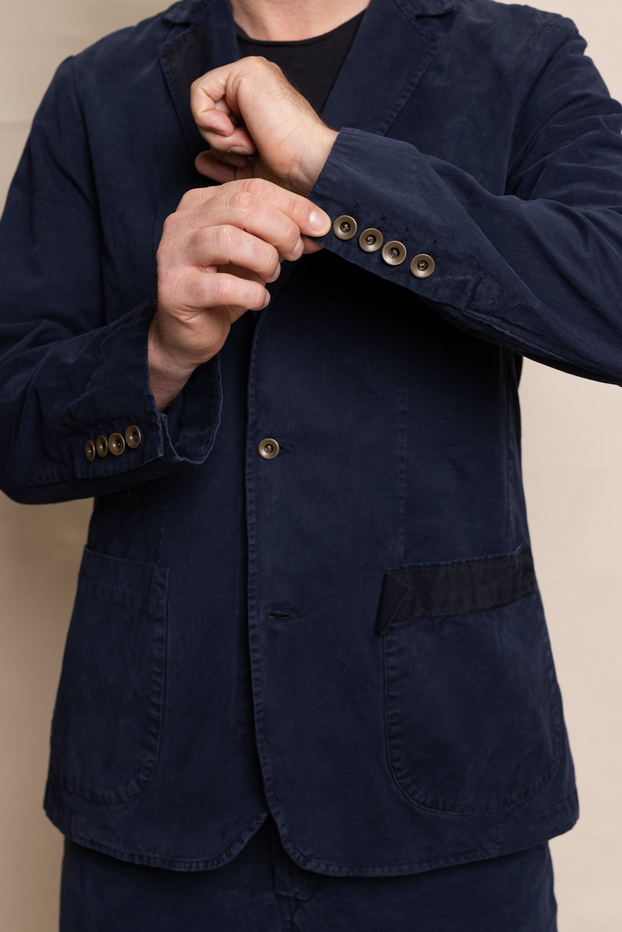 Dare Sportcoat Garment Dyed Twill - Navy