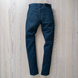angle: canon  Raleigh Denim Workshop Martin thin taper fit jeans in original wash, front flat view