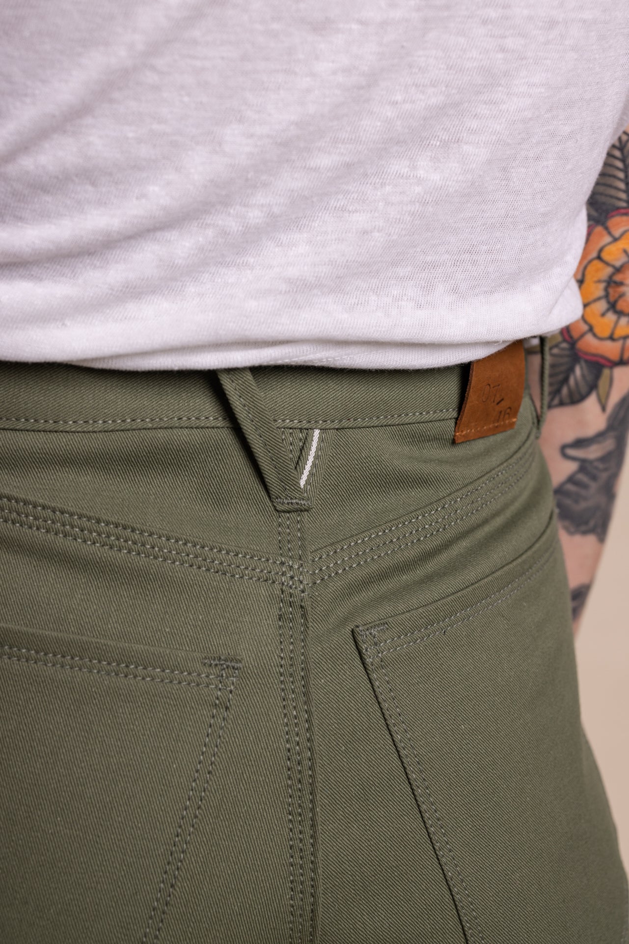 angle: Caper Army Selvage