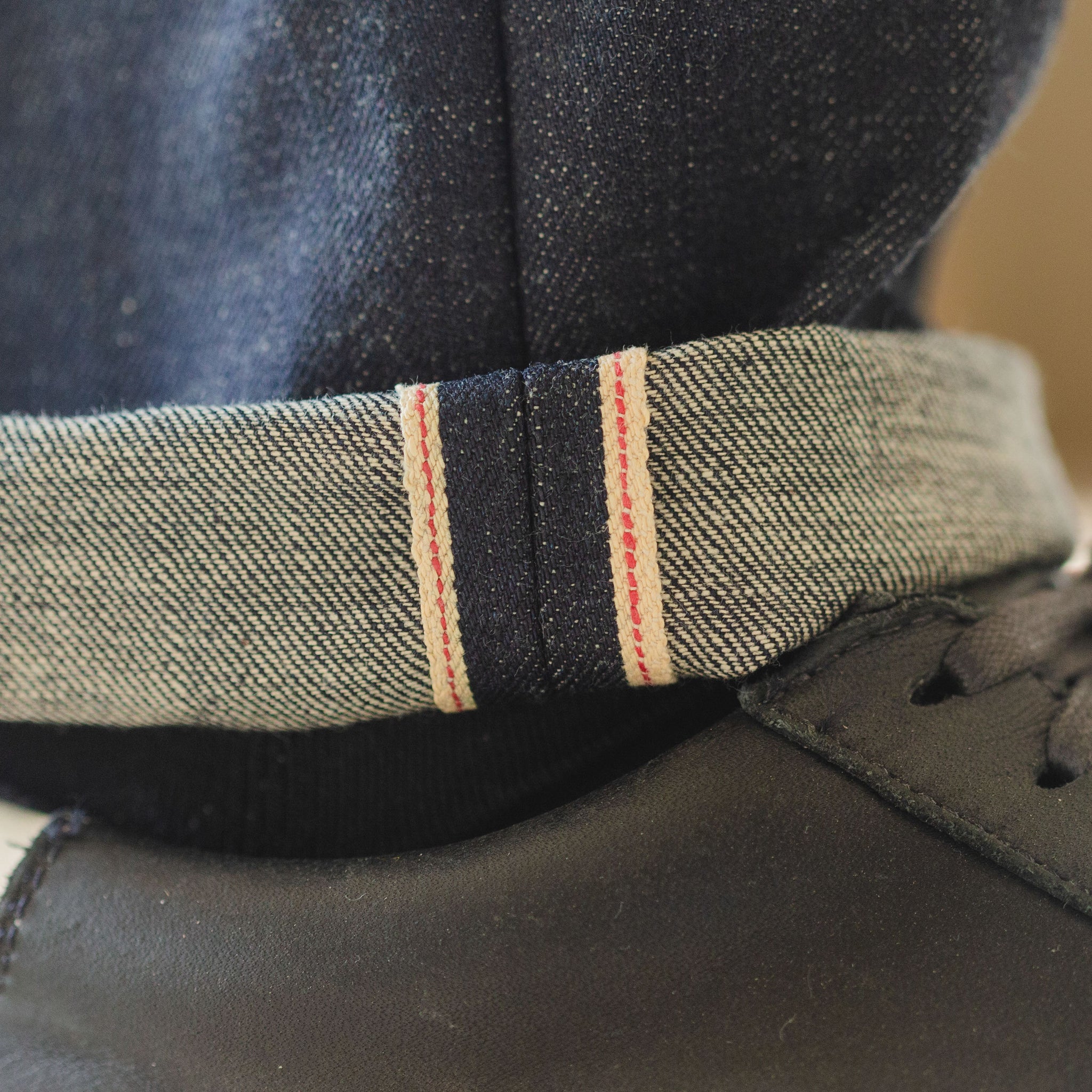 Raleigh Workshop Men's Denim Jeans | Rowan in Pointalist Denim Stripe | Size 31 | 100% Cotton
