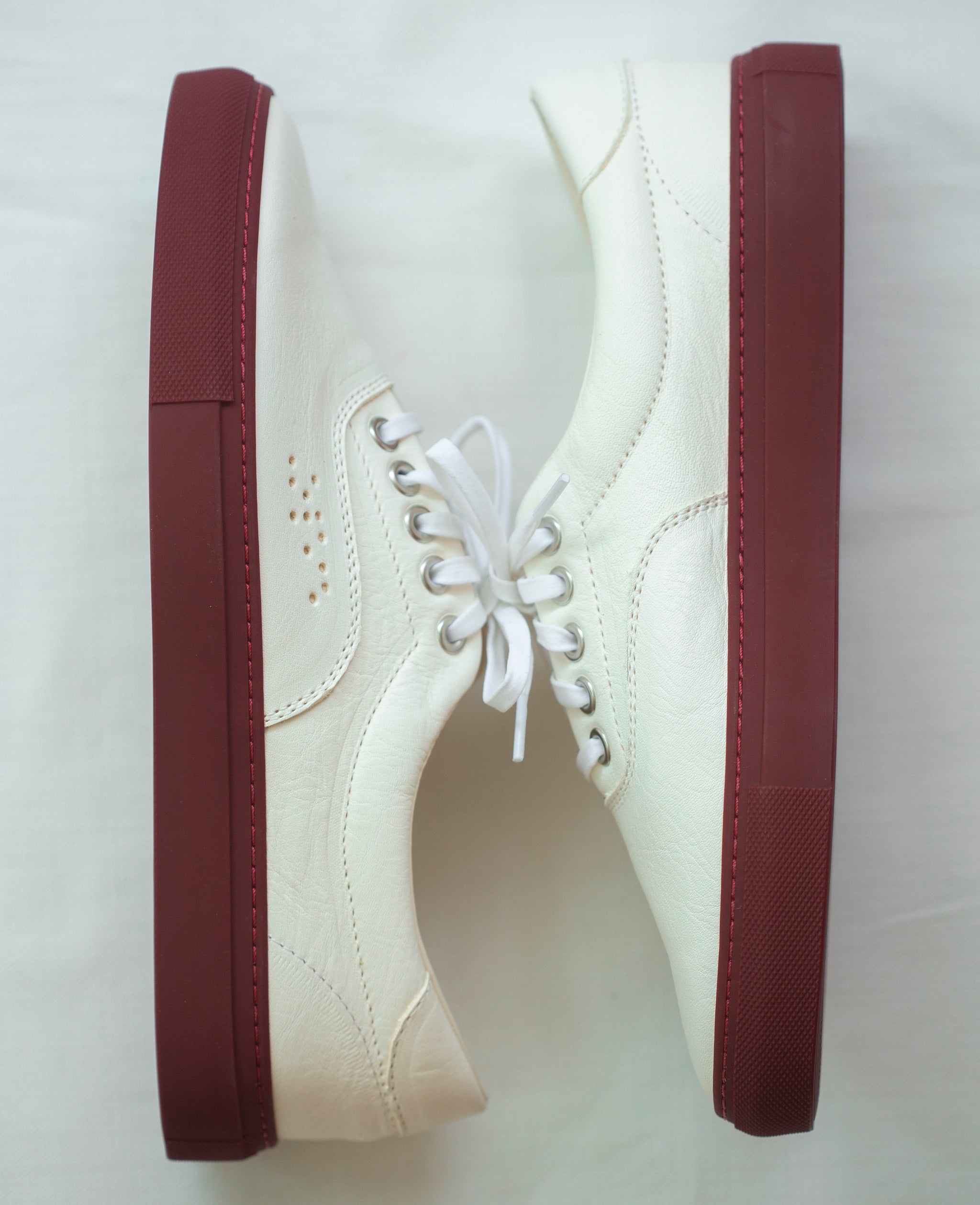 Opie Way x Raleigh Denim Shoes  White Leather